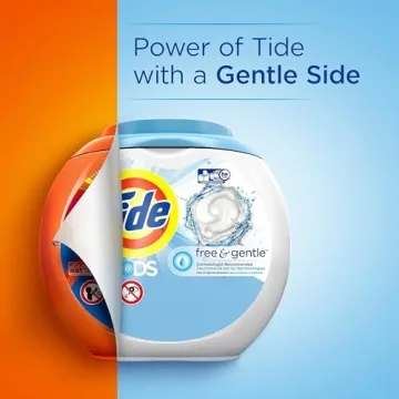 Tide PODS Free and Gentle - Hypoallergenic Laundry Pods 96 Count