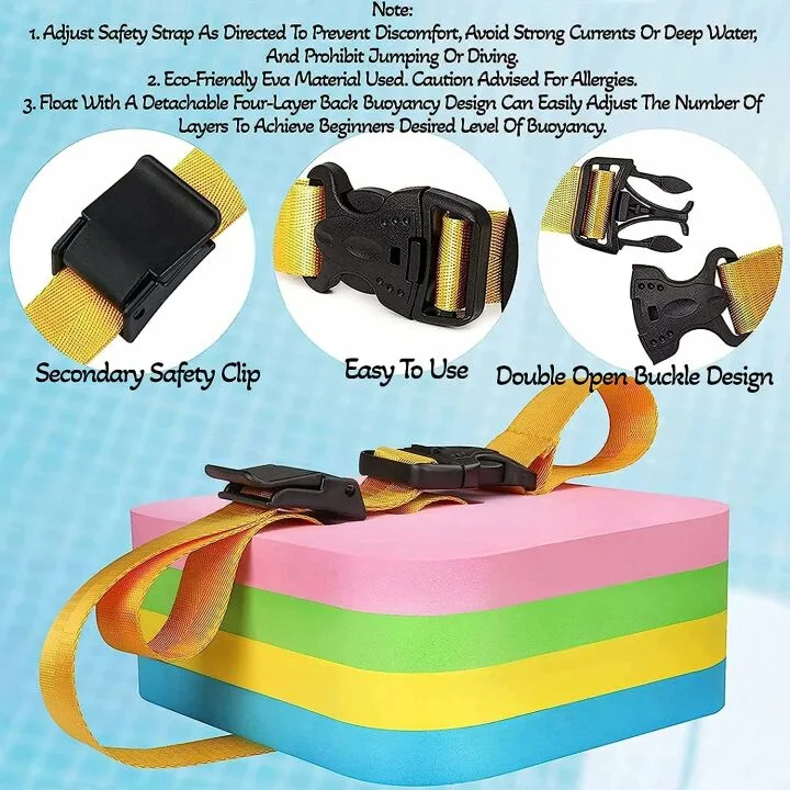 Adjustable Swim Bubble Back Float Trainer for Kids