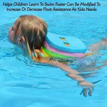 Adjustable Swim Bubble Back Float Trainer for Kids