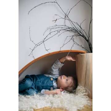 Kinderfeets Kinderboard for Toddlers and Kids - Bamboo Balance Board