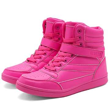 UBFEN Hidden Wedges 5.5cm Women Casual Pink Boots