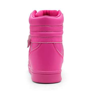 UBFEN Hidden Wedges 5.5cm Women Casual Pink Boots