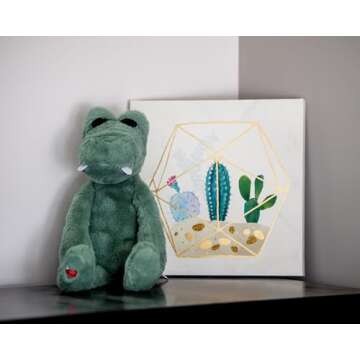 MBHB Digital Voice Recorder Animal w/20 Second Recorder, Dictaphone to Capture Baby's Heartbeat During Pregnancy + Ultrasound, Not a Medical Device, Vintage Crocodile