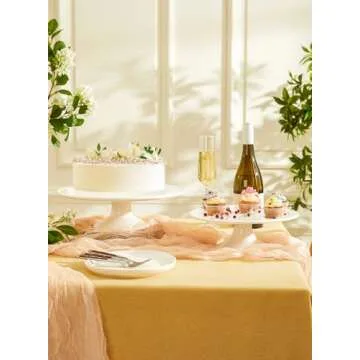 Elegant Sweese 12-Inch Porcelain Cake Stand for Desserts