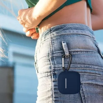 ATUAT Silicone Case Cover for AirPods 4 - Midnight Blue