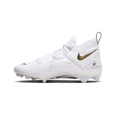 Nike Men's Alpha Menace Pro 3 Mid Football Cleat - Perfect for Performance and Comfort