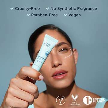 Rejuvenating Eye Cream, Brighten Me by FRE Skincare - Anti-Aging Smoothing Under Eye Cream for Dark Circles, Wrinkles & Puffiness - Vegan & Paraben-Free, All Skin Types