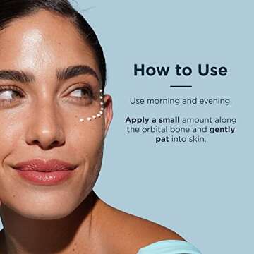 Rejuvenating Eye Cream, Brighten Me by FRE Skincare - Anti-Aging Smoothing Under Eye Cream for Dark Circles, Wrinkles & Puffiness - Vegan & Paraben-Free, All Skin Types