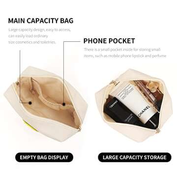 Trendy Miss or Miss Preppy Patch Makeup Bag for Girls