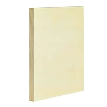 Juvale 8x10 Unfinished Wood Canvas Boards - 6 Pack