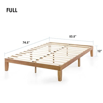 Mellow Naturalista Classic Solid Wood Platform Bed