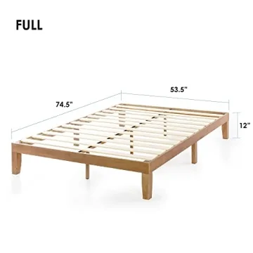 Mellow Naturalista Classic Solid Wood Platform Bed