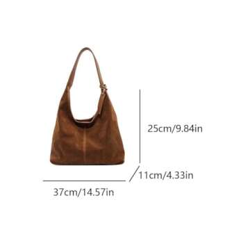 Stylish Brown Hobo Bag - Perfect Fall Tote for Women 2024