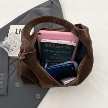 Stylish Brown Hobo Bag - Perfect Fall Tote for Women 2024