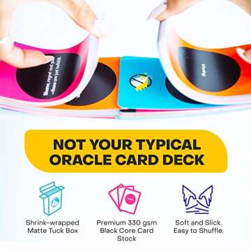 REBEL DECK The Oracle with Attitude Unfiltered, Self Care Oracle, Funny Oracle Deck, 60 Cards