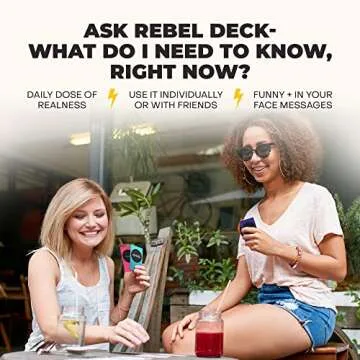 REBEL DECK The Oracle with Attitude Unfiltered, Self Care Oracle, Funny Oracle Deck, 60 Cards