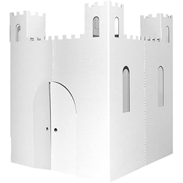 Easy Playhouse Blank Castle - Kids Art & Craft for Indoor & Outdoor Fun, Color, Draw, Doodle on this...