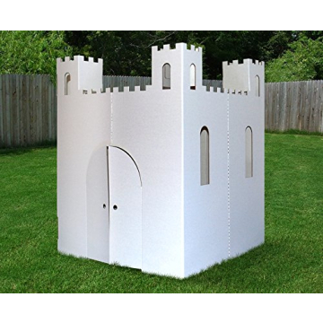 Easy Playhouse Blank Castle for Kids – Color & Create Fun