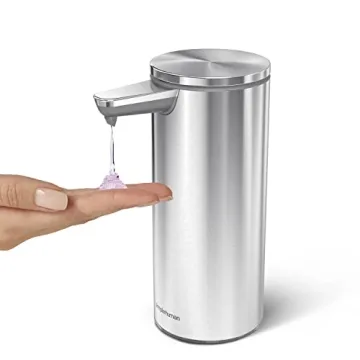 touch-free simplehuman soap dispenser - hygienic design