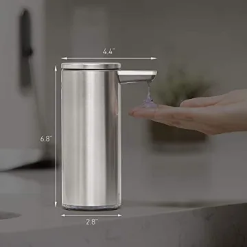 touch-free simplehuman soap dispenser - hygienic design