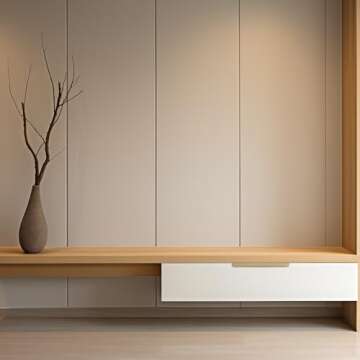 Satanga Pack of 2 Edge Finger Pull for Cabinets Kitchen Concealed Aluminum Hidden Bar Pulls Drawer Pulls Easy to Install 19.69 inch Overall Length Brushed Brass