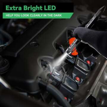 Gifts for Him, 9 in 1 Multitool Pen with LED Light