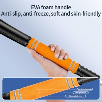 COFSODI Car Windshield Ice Scraper With Snow Brush, Snow Removal Squeegee For Automotive, Exterior Dust Remover Brushes And Brooms, Essential Winter Car Window Extendable Long Handled Snow Brush Tool.