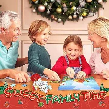 Advent Calendar 2024 Jigsaw Puzzles,24 Days Countdown Calendars,500 Pieces Santa Clause Jigsaw Puzzles Idea Gift for Kids Great Stocking Stuffer Xmas Gifts Puzzle Home Decor