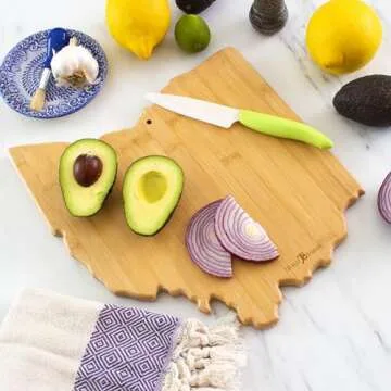 Totally Bamboo Ohio State Cutting Board - Unique Gift Ideas