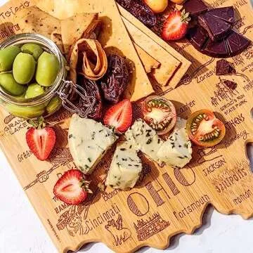 Totally Bamboo Ohio State Cutting Board - Unique Gift Ideas