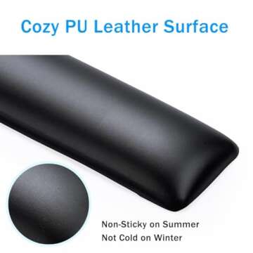 Ergonomic SANWA Gel Wrist Rest for Long Typing Sessions