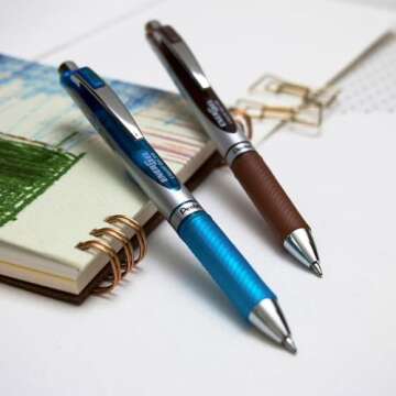 Pentel EnerGel XM BL77 Gel Ink Pens - 12 Color Pack