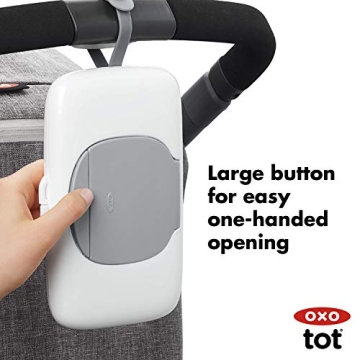 OXO Tot On-The-Go Wipes Dispenser Compact Moisture-Locking