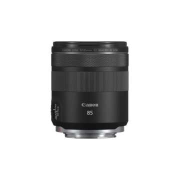 Canon RF 85mm F2 Macro is STM, Compact Medium-Telephoto Black Lens (4234C002)