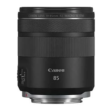 Canon RF 85mm F2 Macro is STM, Compact Medium-Telephoto Black Lens (4234C002)