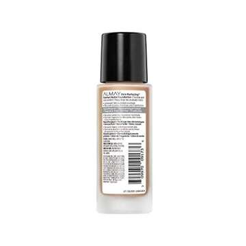 Almay Skin Perfecting Comfort Matte Foundation - Hypoallergenic, Lightweight Liquid Makeup