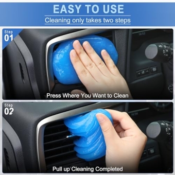 Eco-Friendly Car and Gadget Cleaning Gel for Easy Maintenance