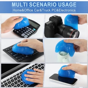 Eco-Friendly Car and Gadget Cleaning Gel for Easy Maintenance