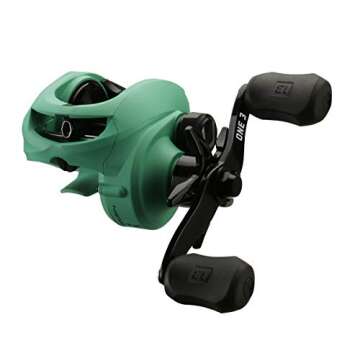 13 Fishing Origin TX Left Hand Saltwater Baitcasting Reel with 7.3:1 Gear Ratio