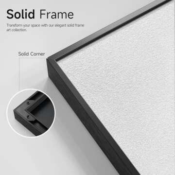 Framed Modern Abstract 3D Textured Wall Art for Living Room, Large 3-Piece Neutral Artwork for Walls, Geometric Brown White Textured Wall Art Sandstone Painting Prints for Bedroom Guest Room Hallway Home Office Decor 16x24 Inch