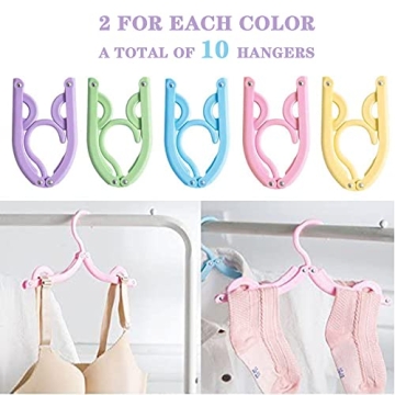 Foldable Travel Hangers Portable Lightweight Clothes Drying Rack