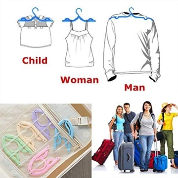 Foldable Travel Hangers Portable Lightweight Clothes Drying Rack
