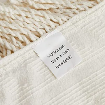 Beatrice Chenille Medallion Bedspread in Ivory for King