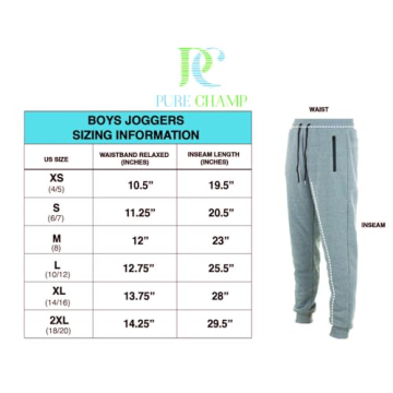 Boys Sweatpants 3Pk - Fleece Joggers with Pocket