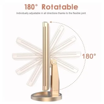 Flymiro Lighted Vanity Makeup Mirror with 3x/2x Magnification