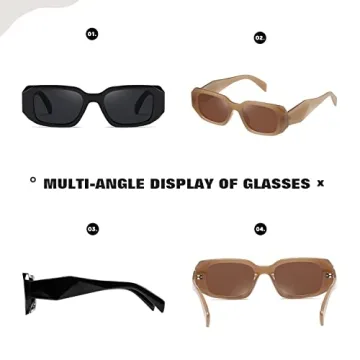 MASDUN Y2k Sunglasses Trendy UV Protection Shades