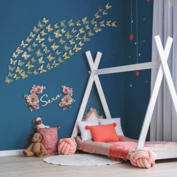 72 Pcs Butterfly Wall Decor Stickers for All Occasions