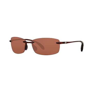Costa Del Mar Ballast Reader Rectangular Sunglasses - Tortoise & Copper C-580P