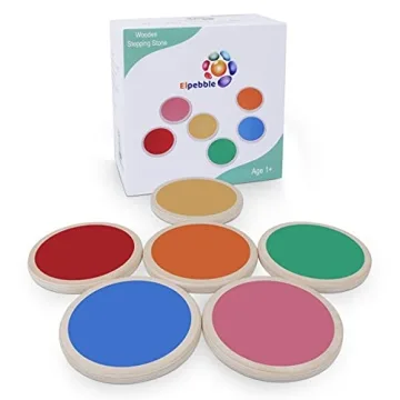 Kids Stepping Stones Set of 6 - Non Toxic & Non Slip, Ideal for Coordination and Imaginative Play