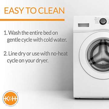 K&H Pet Products Self-Warming Lounge Sleeper Cat Bed, Soft Comfortable Self Heating Pet Bed, No Electric Needed to Keep Pets Warm, Also For Small Dogs, Machine Washable - Small 20 X 16in Sage/Tan